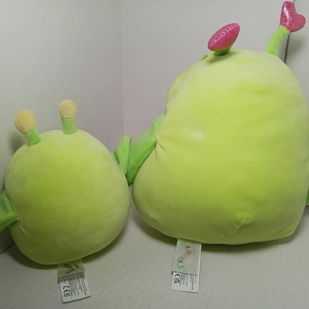 Squishmallow Hadeon the Grasshopper Valentine's 2023 Green Plush Animal - Picture 2 of 4